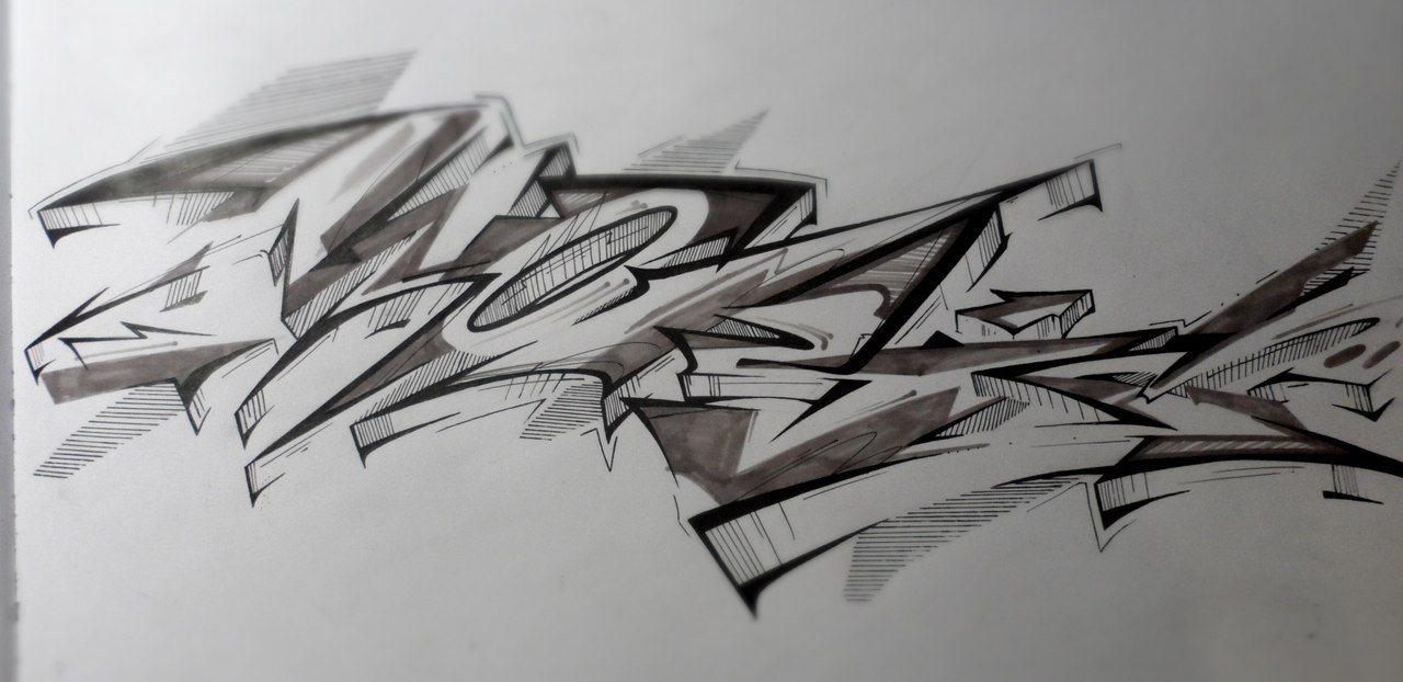Graffiti Sketch - Photo by more_style - more (2014)