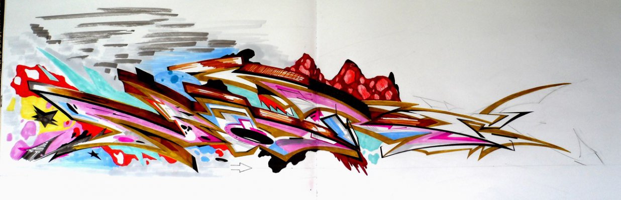 Graffiti Sketch - Photo by more_style - more (2014)
