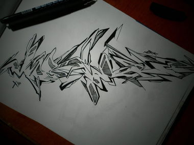 Graffiti Sketch - Photo by more_style - more_more (2012)