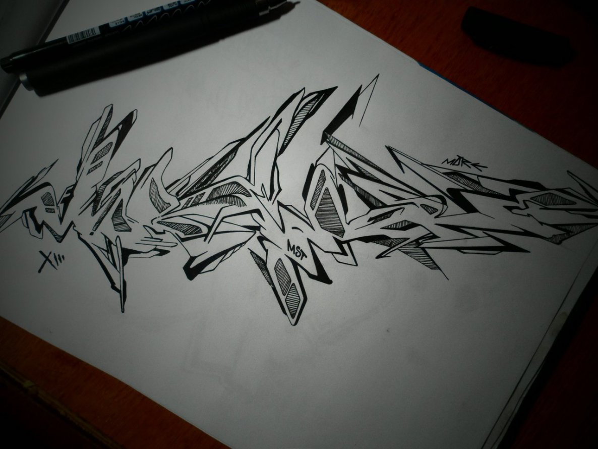 Graffiti Sketch - Photo by more_style - more_more (2012)