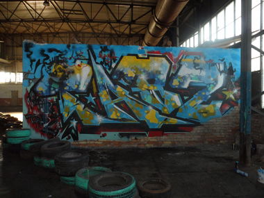 Graffiti Wall - Photo by more_style - tabz, crew (2014)