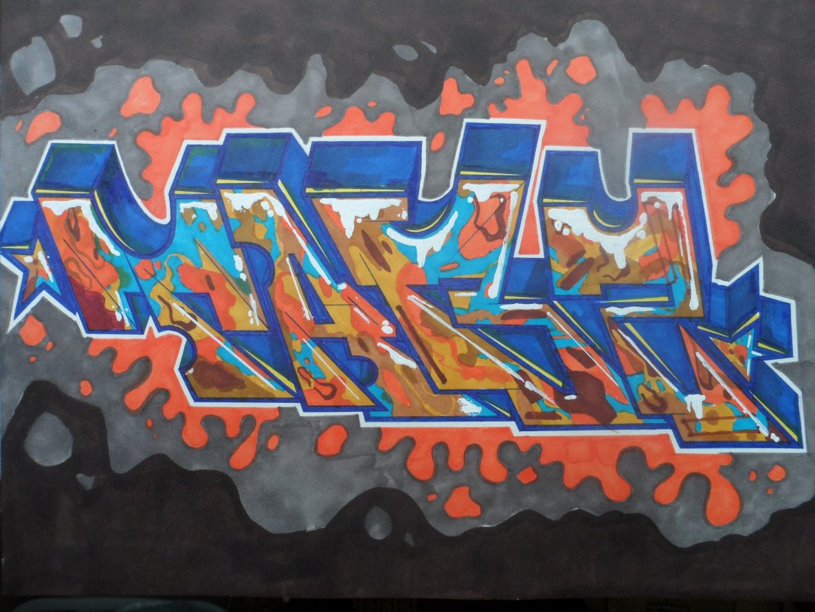 Graffiti Sketch - Photo by more_style - tabz, crew (2014)