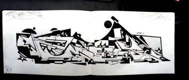 Graffiti Sketch - Photo by more_style - zmey (2015)