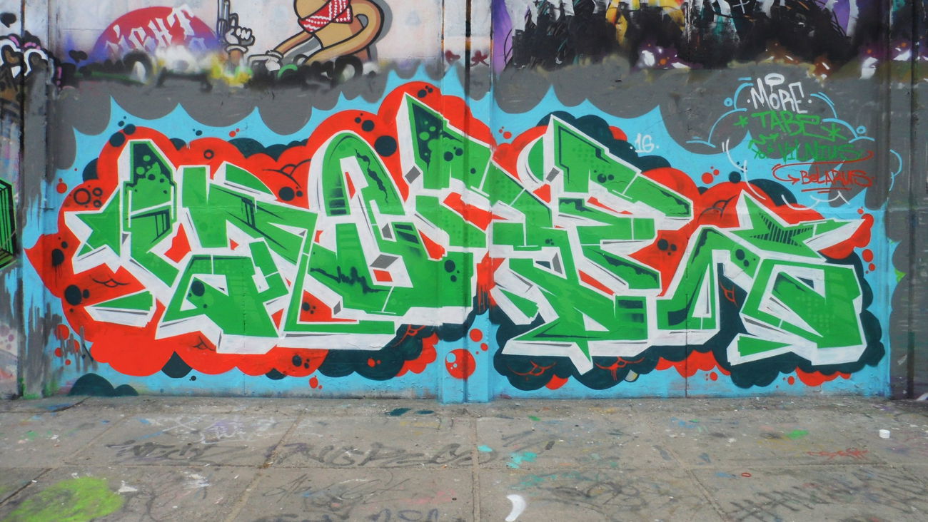 Graffiti Wall in Вильнюс - Photo by more_style - more, tabz, crew (2016)