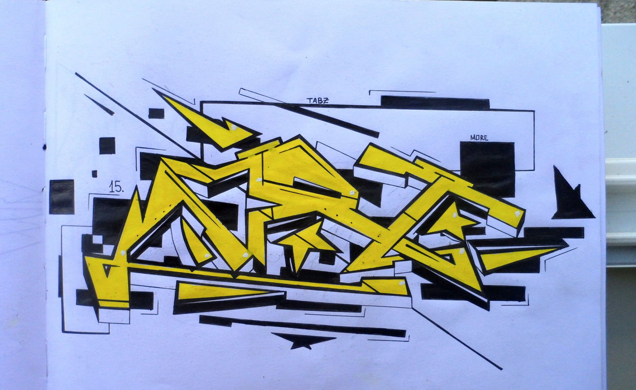 Graffiti Sketch - Photo by more_style - more, tabz, crew (2015)
