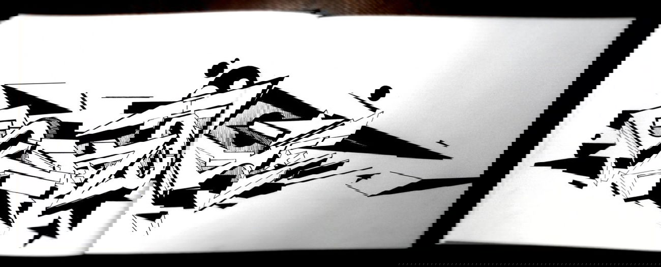 Graffiti Sketch - Photo by more_style - MORE, BY, SKARE (2015)