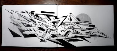 Graffiti Sketch - Photo by more_style - funky, fresh