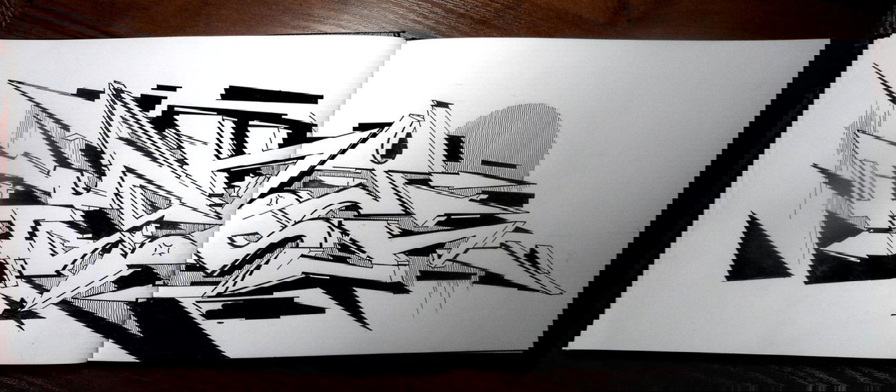 Graffiti Sketch - Photo by more_style - funky, fresh