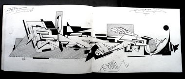 Graffiti Sketch - Photo by more_style - bifer (2015)