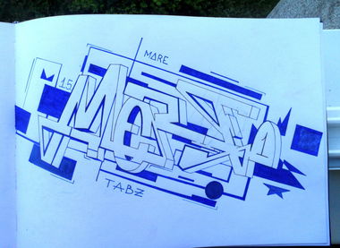 Graffiti Sketch - Photo by more_style - more, tabz, crew (2015)