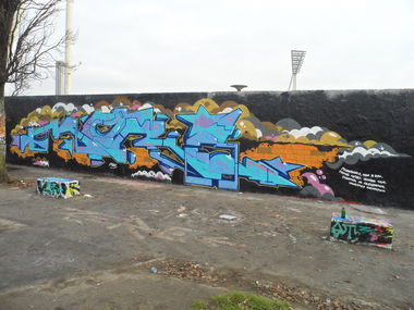 Graffiti Wall in Berlin - Photo by more_style - more (2015)