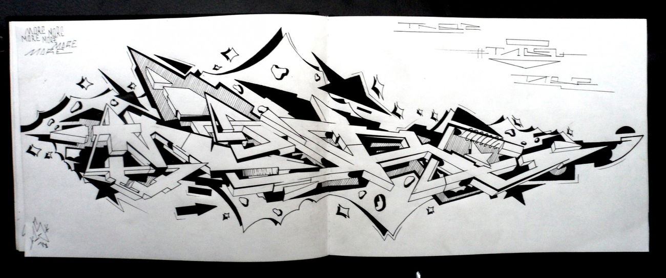 Graffiti Sketch - Photo by more_style - more (2015)
