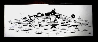 Graffiti Sketch - Photo by more_style - omer (2015)