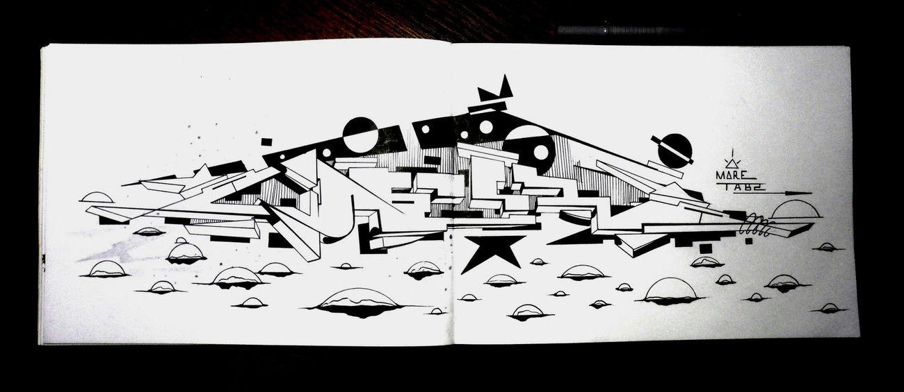 Graffiti Sketch - Photo by more_style - omer (2015)