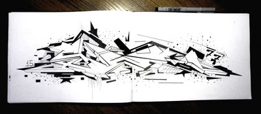 Graffiti Sketch - Photo by more_style - slam77 (2015)