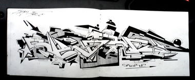 Graffiti Sketch - Photo by more_style - skore (2015)