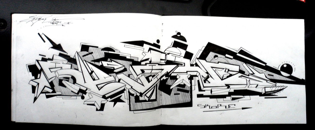 Graffiti Sketch - Photo by more_style - skore (2015)