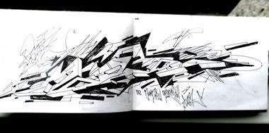 Graffiti Sketch - Photo by more_style - MORE, TABZ, BOYS (2015)