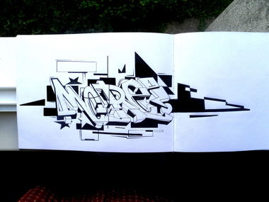 Graffiti Sketch - Photo by more_style - more, tabz, crew (2015)