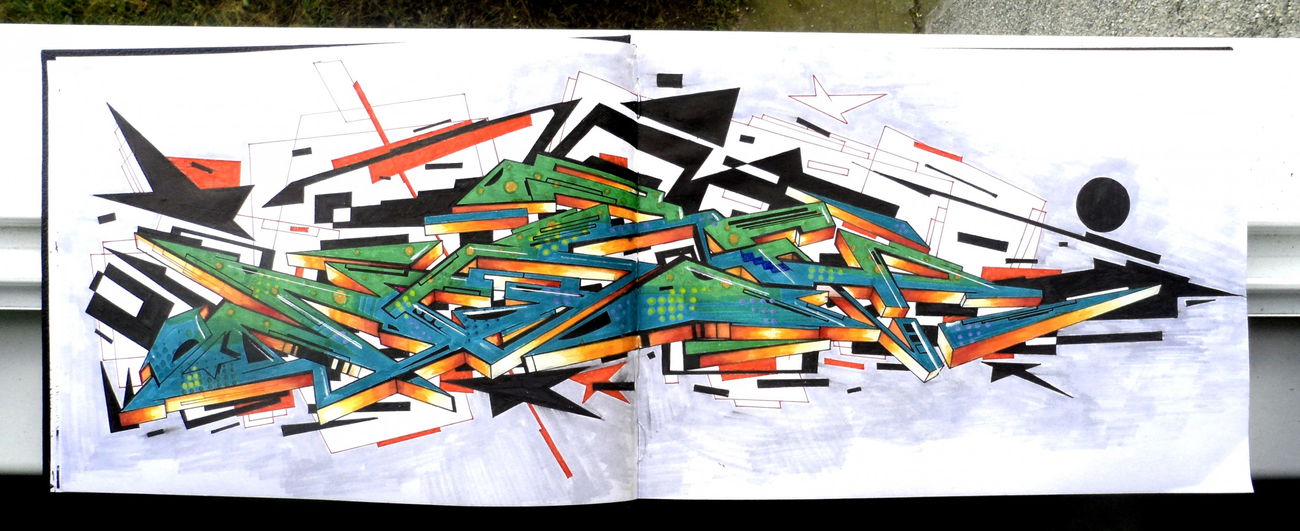 Graffiti Sketch - Photo by more_style