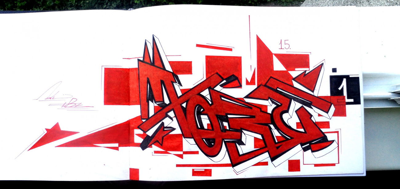 Graffiti Sketch - Photo by more_style - more, tabz, crew (2015)