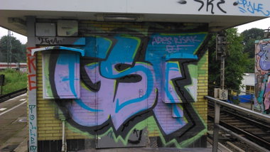 Graffiti Wall in Hamburg  - Photo by moschek - Gsf (2015)