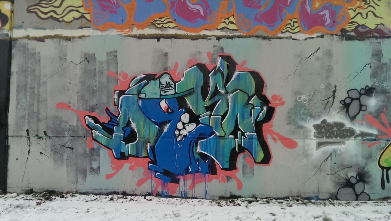 Graffiti Wall in Hamburg - Photo by moschek - Dek