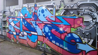 Graffiti Wall in Hamburg - Photo by moschek - asie