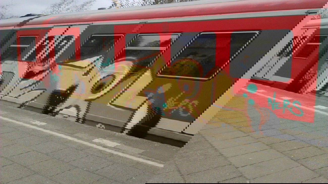 Graffiti Train - Photo by moschek - Detail, gms (2015)