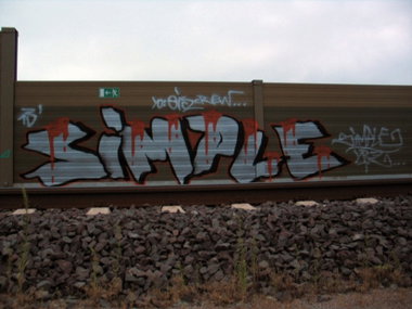 Graffiti Wall in Niedersachsen - Photo by moschek - simple, simpel, yrz