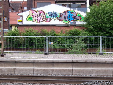 Graffiti Wall in Lüneburg - Photo by moschek - rgr