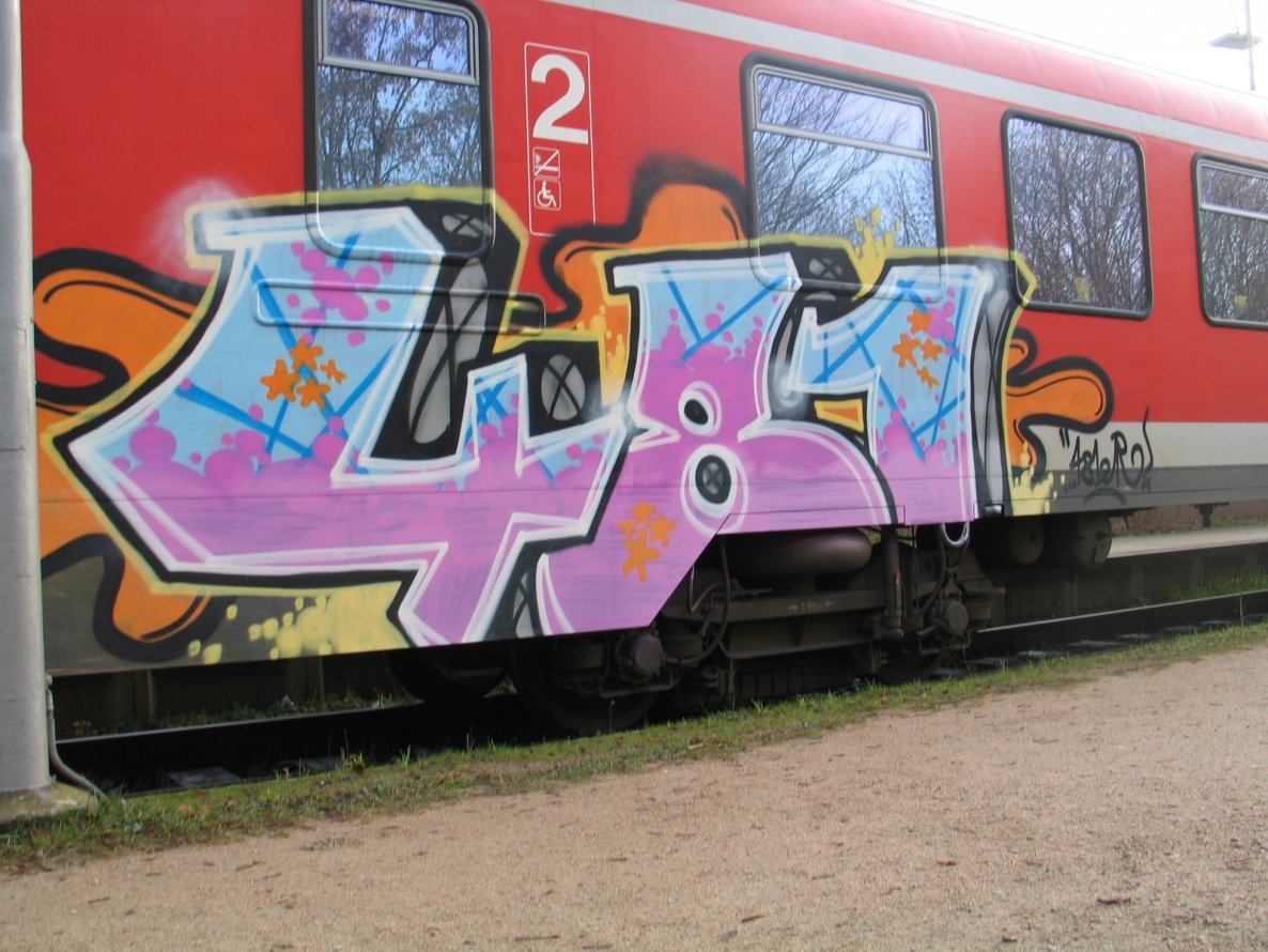 Graffiti Train - Photo by moschek - 481er