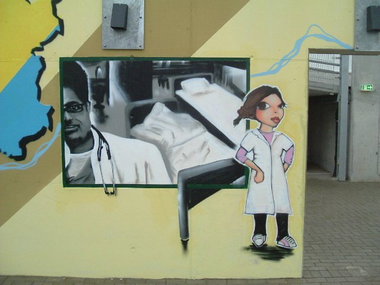 Graffiti Wall in Bad Segeberg - Photo by moschek