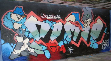 Graffiti Wall in Hamburg - Photo by moschek - obs, gfa, nomad (2013)