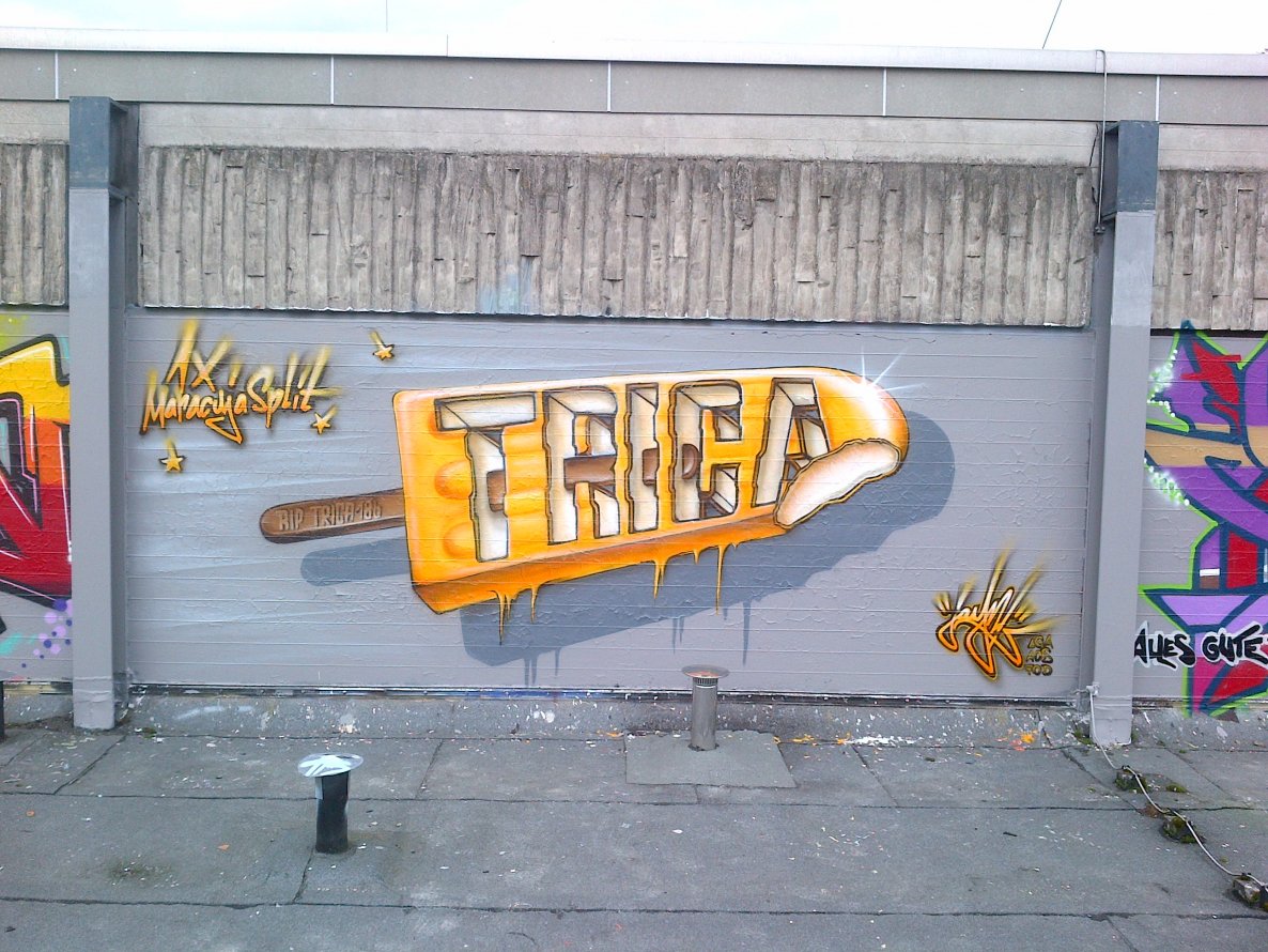 Graffiti Wall in Lüneburg - Photo by moschek - jayn, lga, fod (2013)