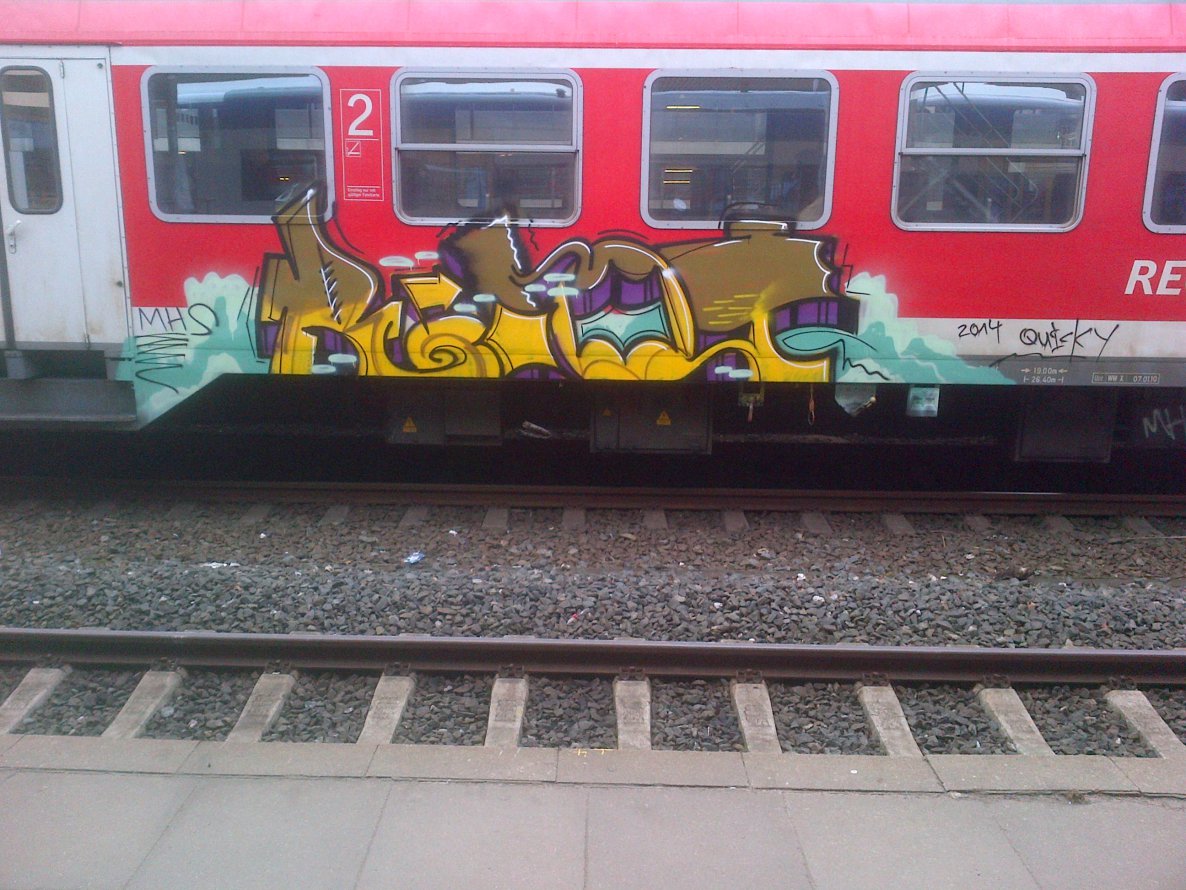 Graffiti Wall - Photo by moschek - riot, mhs