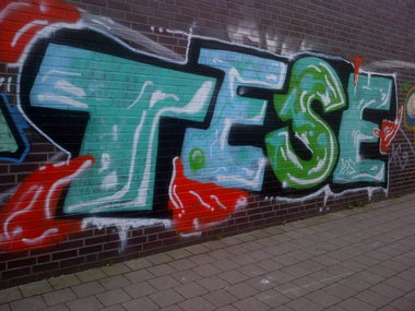 Graffiti Bombing - Photo by moschek - tese, dsf