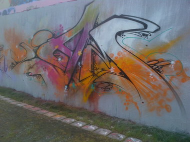 Graffiti Wall in Hamburg - Photo by moschek (2014)