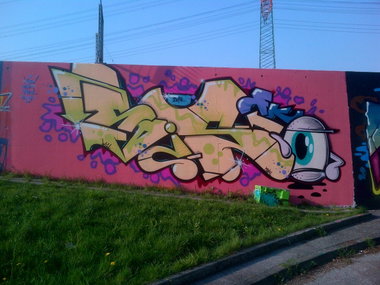 Graffiti Wall - Photo by moschek - sois, fk (2014)
