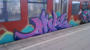 Graffiti Train - Photo by moschek (2015)