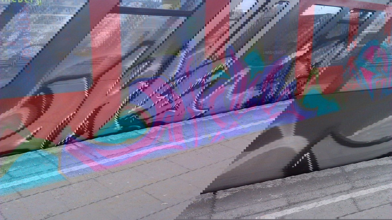 Graffiti Train - Photo by moschek (2015)