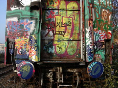 Graffiti Artwork in Jena - Photo by moschek - jena, kassa, trash