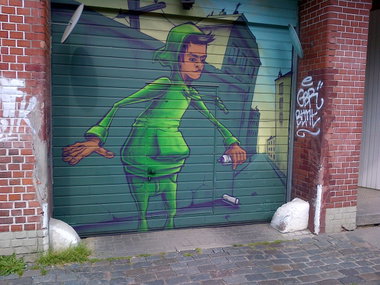 Graffiti Wall - Photo by moschek - ohm