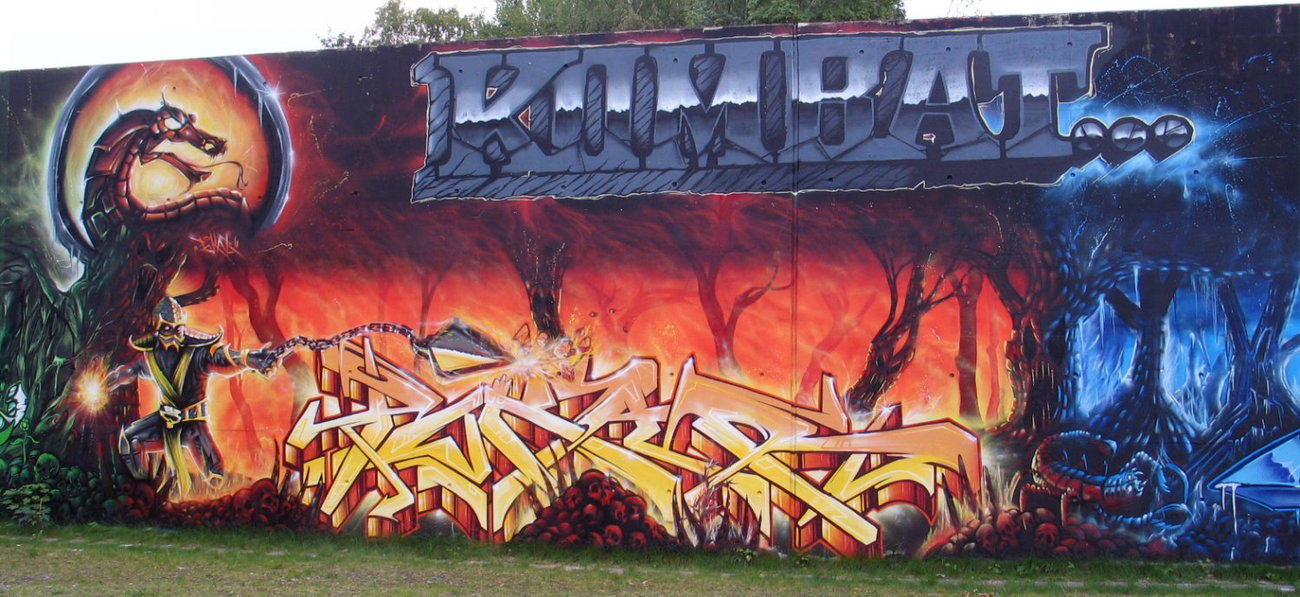 Graffiti Wall in Hamburg - Photo by moschek (2014)