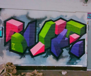 Graffiti Wall in Hamburg - Photo by moschek - glaze (2014)