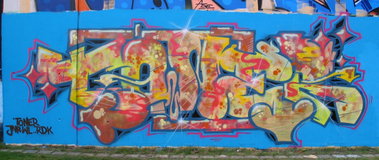 Graffiti Wall in Hamburg - Photo by moschek - toner, wl, rdk (2014)