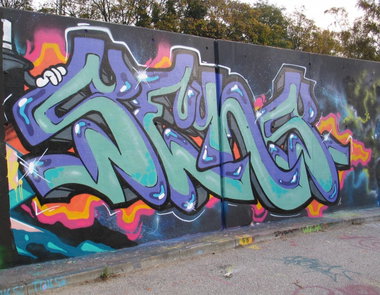 Graffiti Wall in Hamburg - Photo by moschek - sens (2014)