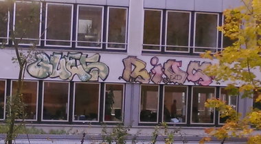 Graffiti Bombing - Photo by moschek - ques, bios, end (2014)