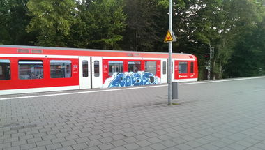 Graffiti Train - Photo by moschek
