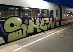 Graffiti Train - Photo by moschek